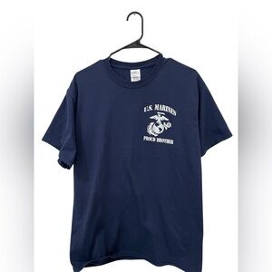 U.S. Marines Demeter Graphic Tee Navy Blue Large